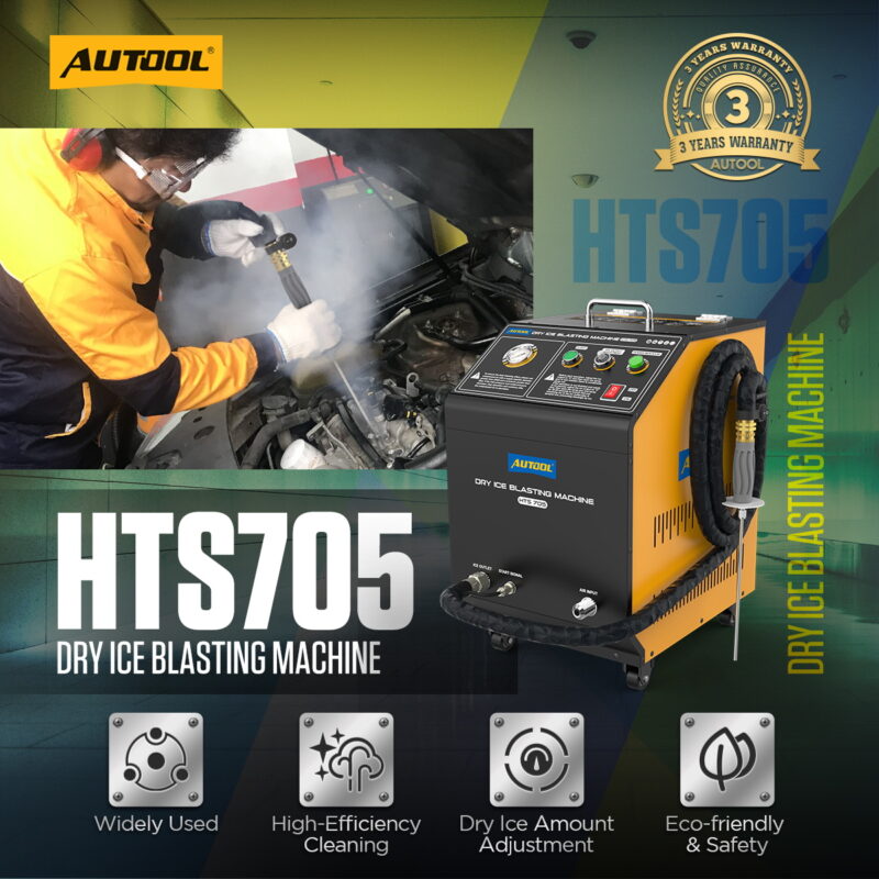 Dry ice cleaning machine for industrial mold and equipment cleaning