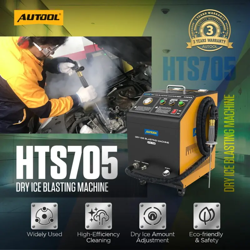 Dry ice cleaning machine for industrial mold and equipment cleaning