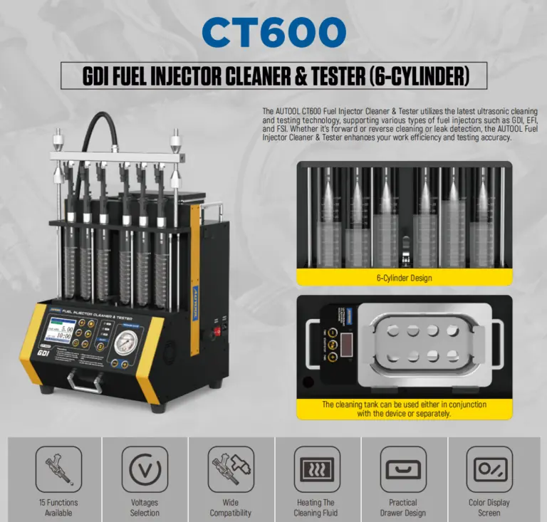 New Product Preview : fuel injector cleaner machine CT450 CT600 CT600 pro