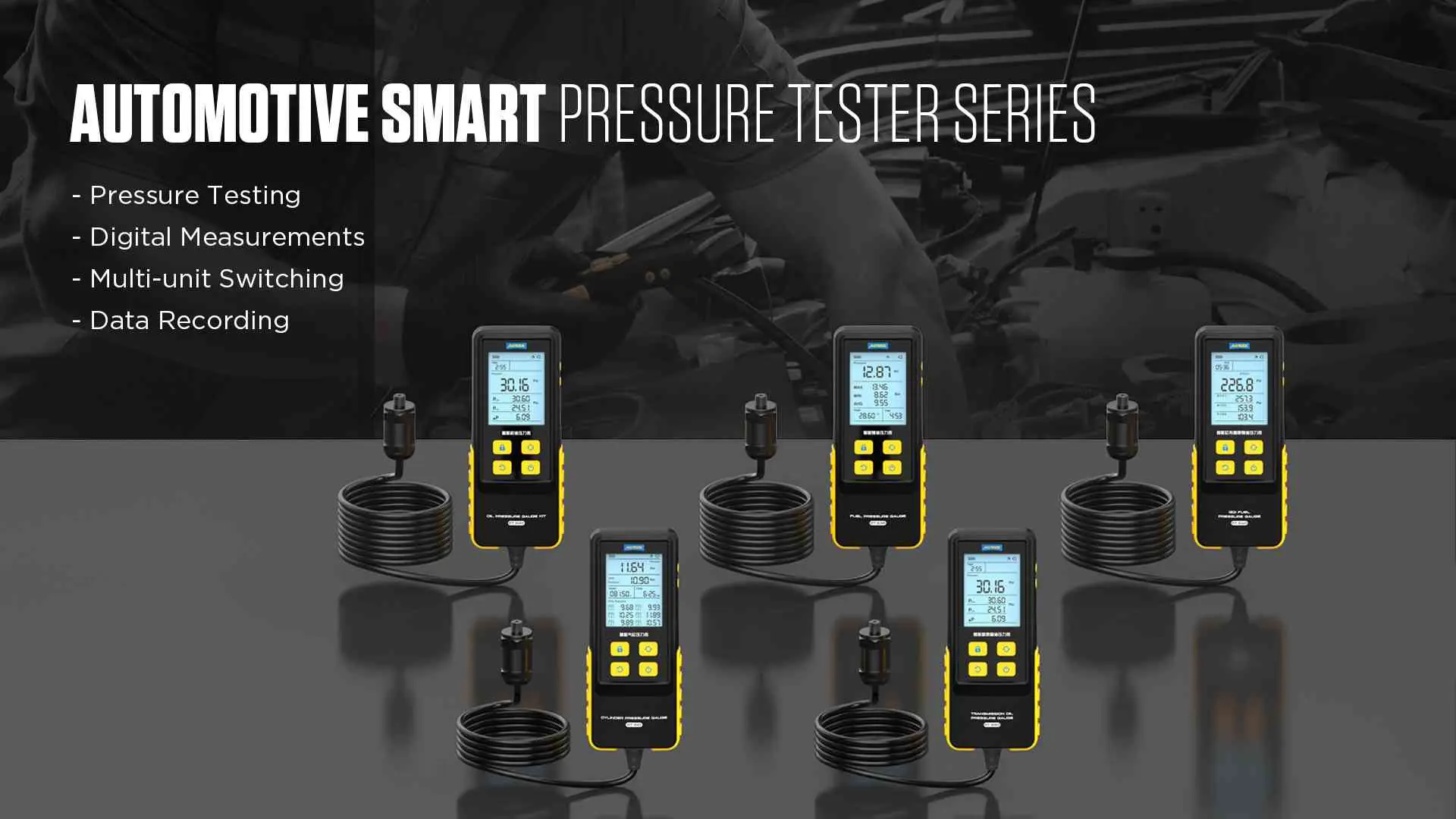 Pressure gauges for workshop guide image