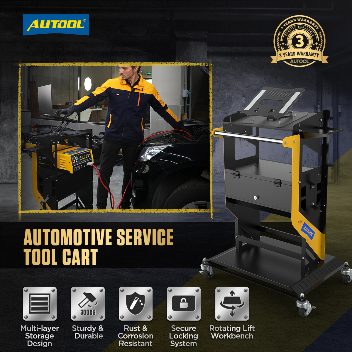 AUTOOL diagnostic trolley gift idea for repair shops