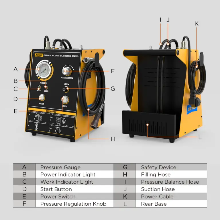 AUTOOL AST603 Pulsating Brake Fluid Bleeder