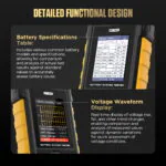 AUTOOL BT960 12V Car Battery Tester Lithium Battery Leakage Monitoring-12 AUTOOL BT960 리튬 및 납축전지 분석기