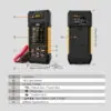 AUTOOL BT960 12V Car Battery Tester Lithium Battery Leakage Monitoring