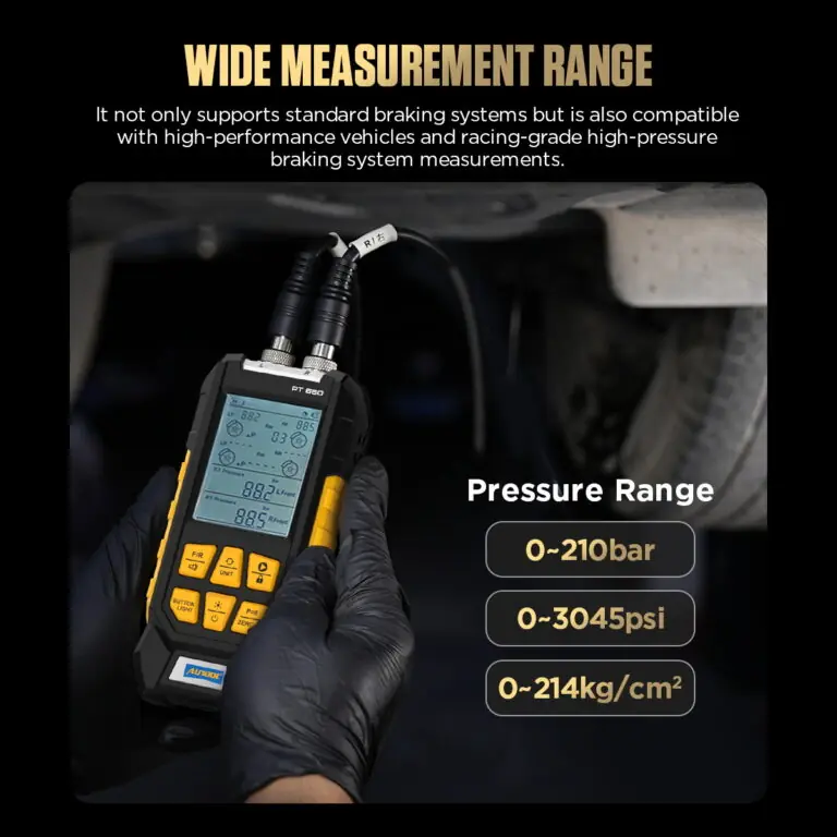AUTOOL PT660 Dual-Channel Brake Pressure Gauge