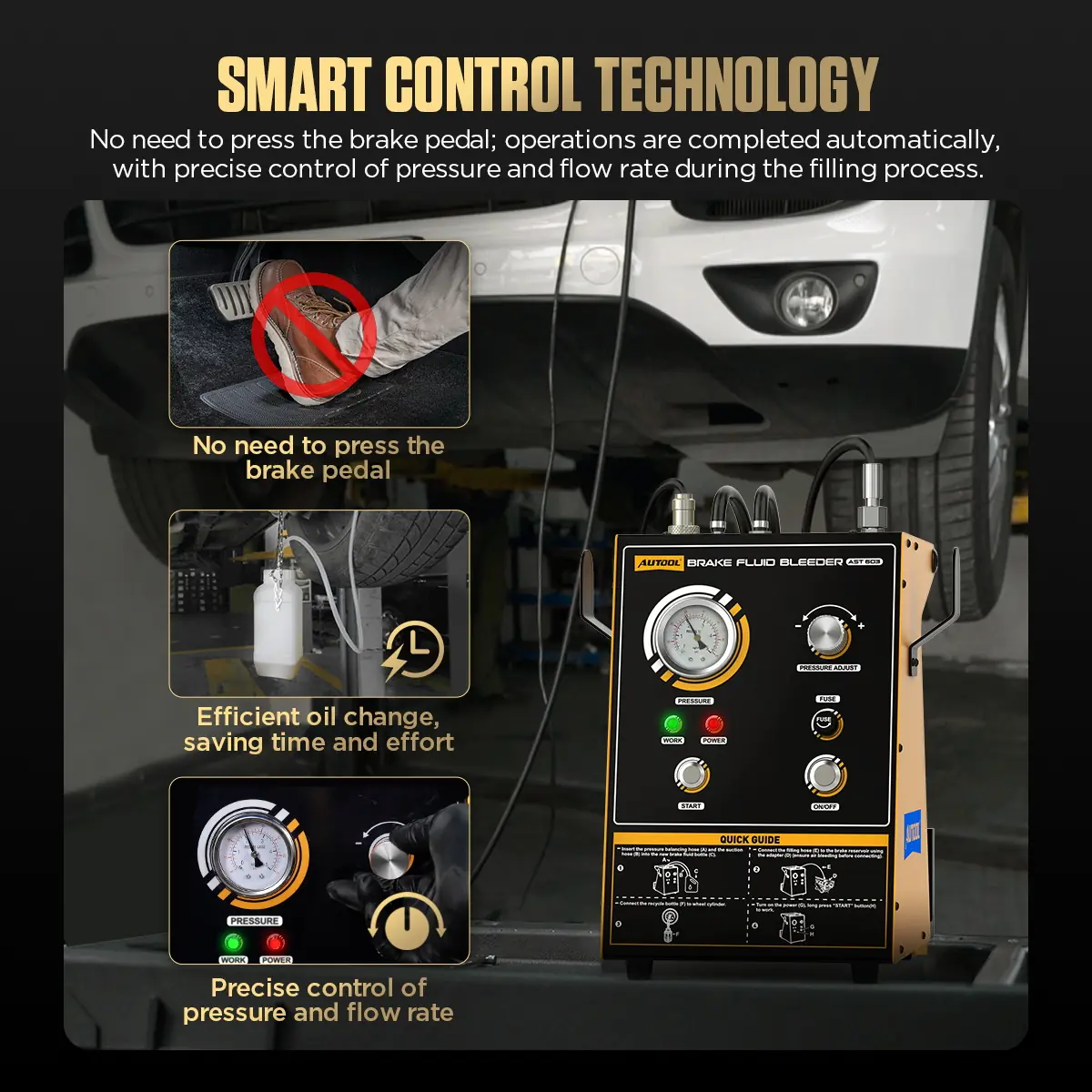 AUTOOL AST603 smart control technology feature image