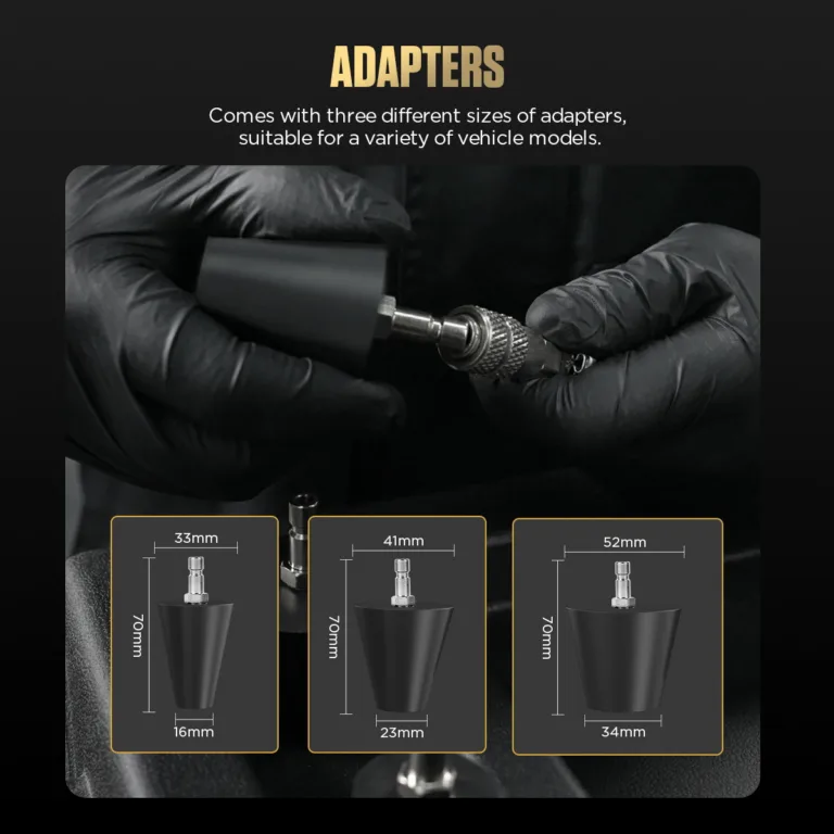 AUTOOL SC301 3-Piece Conical Cooling System Adapter Set