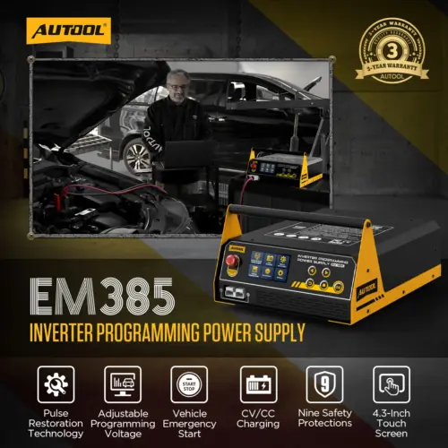 AUTOOL EM385 Auto Power Inverter ECU