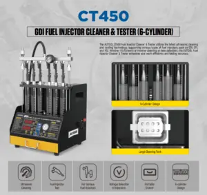 AUTOOL CT450 GDI Fuel Injector Cleaner & Tester : revolutionize your fuel system maintenance!