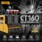 AUTOOL CT160 Ultrasonic Fuel Injector Cleaner AUTOOL CT160 Heated 4-Cylinder Fuel Injector Cleaning Machine & Tester
