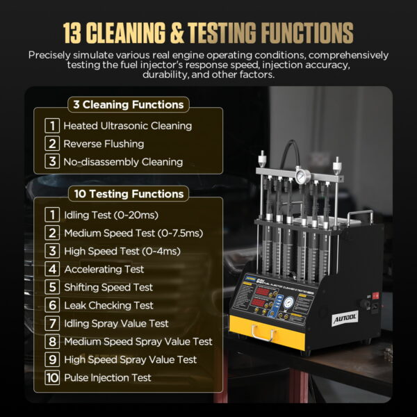 AUTOOL CT450 Ultrasonic Fuel Injector Cleaner