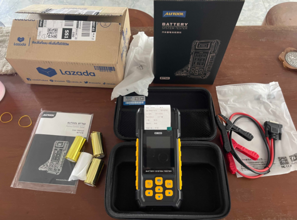 AUTOOL BT760 Battery Load Tester with Printer