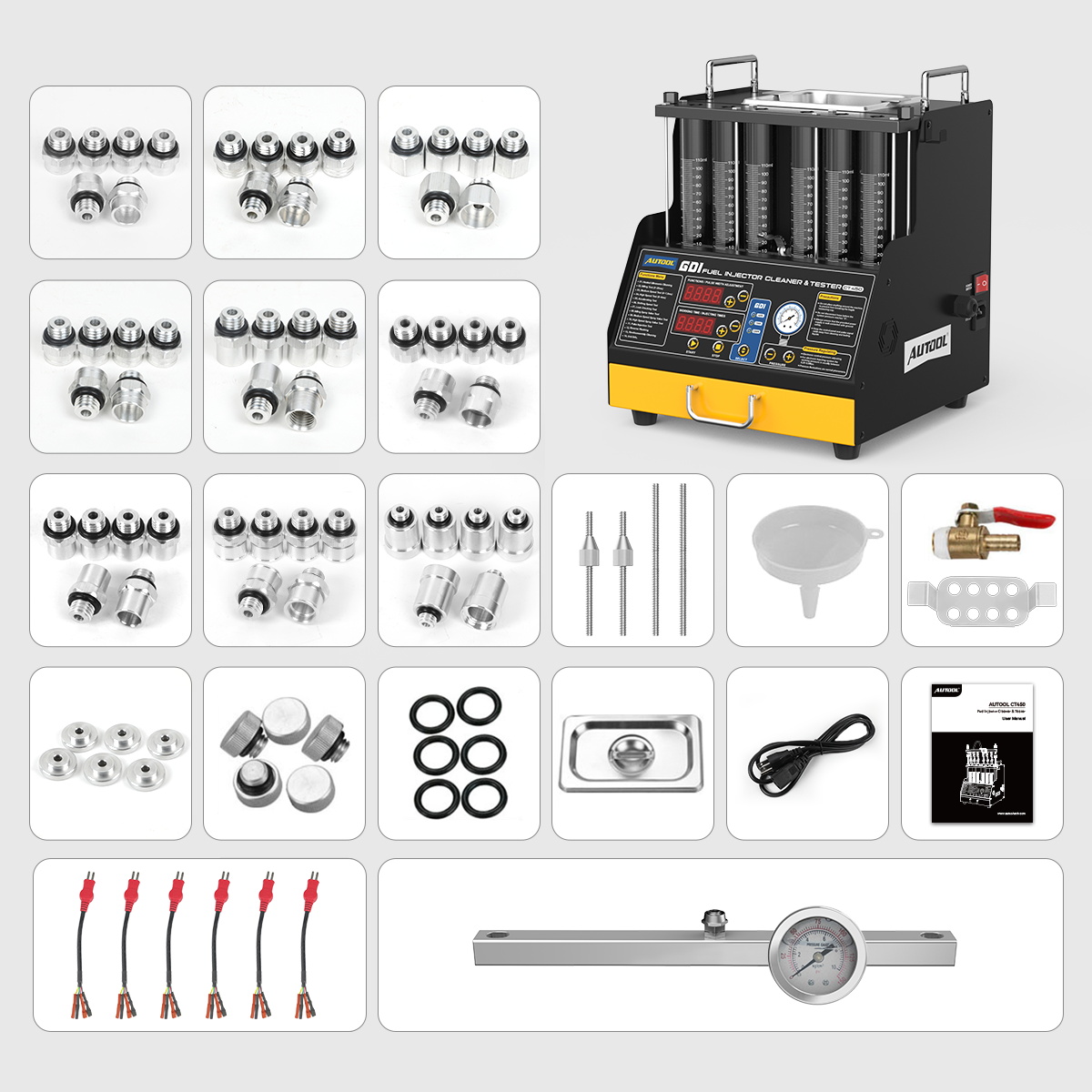 AUTOOL CT450 packing list and accessories