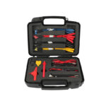 AUTOOL 48PCS Test Lead Kit Banana Plug To Test Hook Cable Replaceable Multimeter Probe Test Wire Probe Alligator Clip