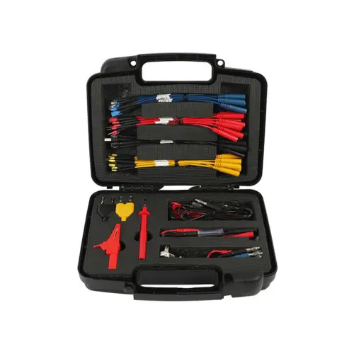 AUTOOL 68PCS Test Lead Kit Banana Plug To Test Hook Cable Replaceable Multimeter Probe Test Wire Probe Alligator Clip
