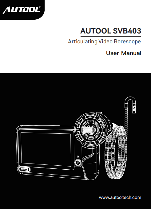 AUTOOL SVB403 user manual cover preview