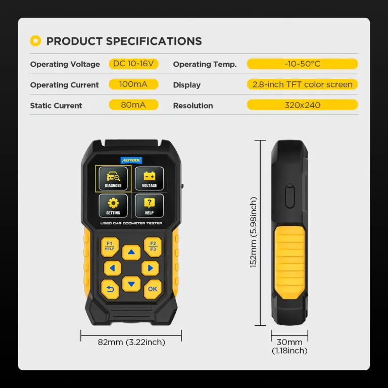 AUTOOL CS310 Odometer Reader Used Car Odometer Scanner