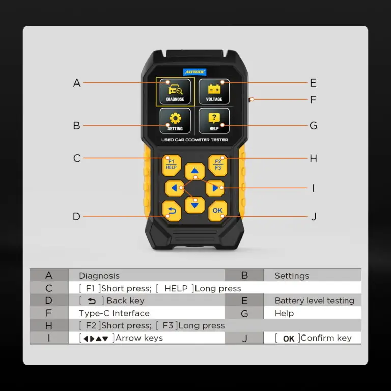 AUTOOL CS310 Odometer Reader Used Car Odometer Scanner