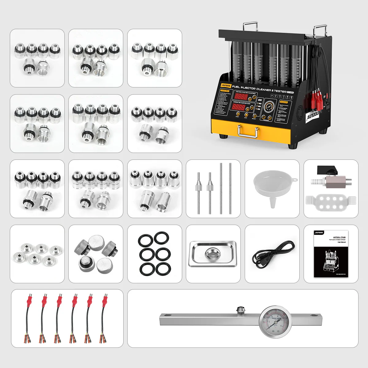 AUTOOL CT450 packing list and accessories