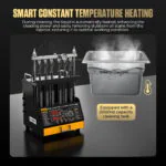 AUTOOL CT450 6-Cylinder Heated Injector Cleaner and Tester-5 AUTOOL CT450 เครื่องทำความสะอาดและทดสอบหัวฉีดแบบให้ความร้อนสำหรับเครื่องยนต์ 6 สูบ