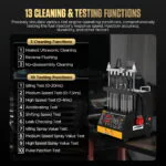 AUTOOL CT450 6-Cylinder Heated GDI/EFI/FSI Fuel Injector Cleaner and Tester