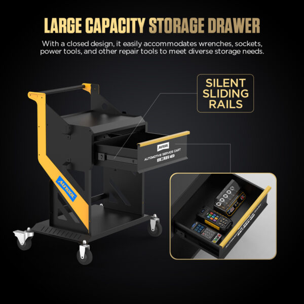 AUTOOL T21 Mobile Maintenance Tool Cart with Drawers for Garage