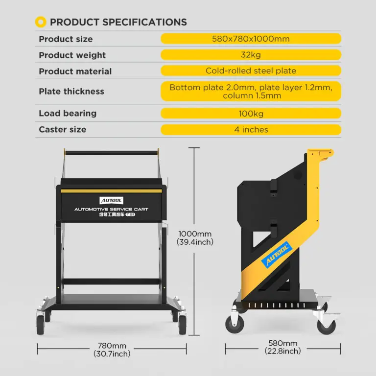 autool-t21-mobile-maintenance-tool-cart-10 AUTOOL T21 Mobile Maintenance Tool Cart