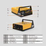 AUTOOL EM355 ECU Programming Power Supply and Battery Charger