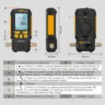AUTOOL LM100 Smart Digital Vaccum Gauge
