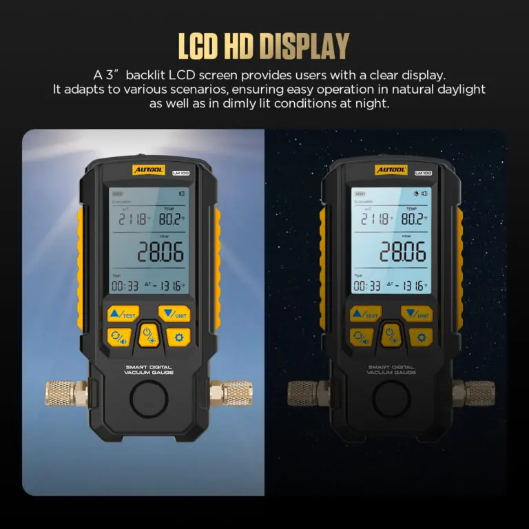AUTOOL LM100 Smart Digital Vaccum Gauge