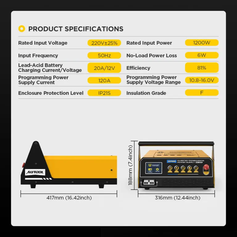 AUTOOL EM355 Power Inverter ECU Programming
