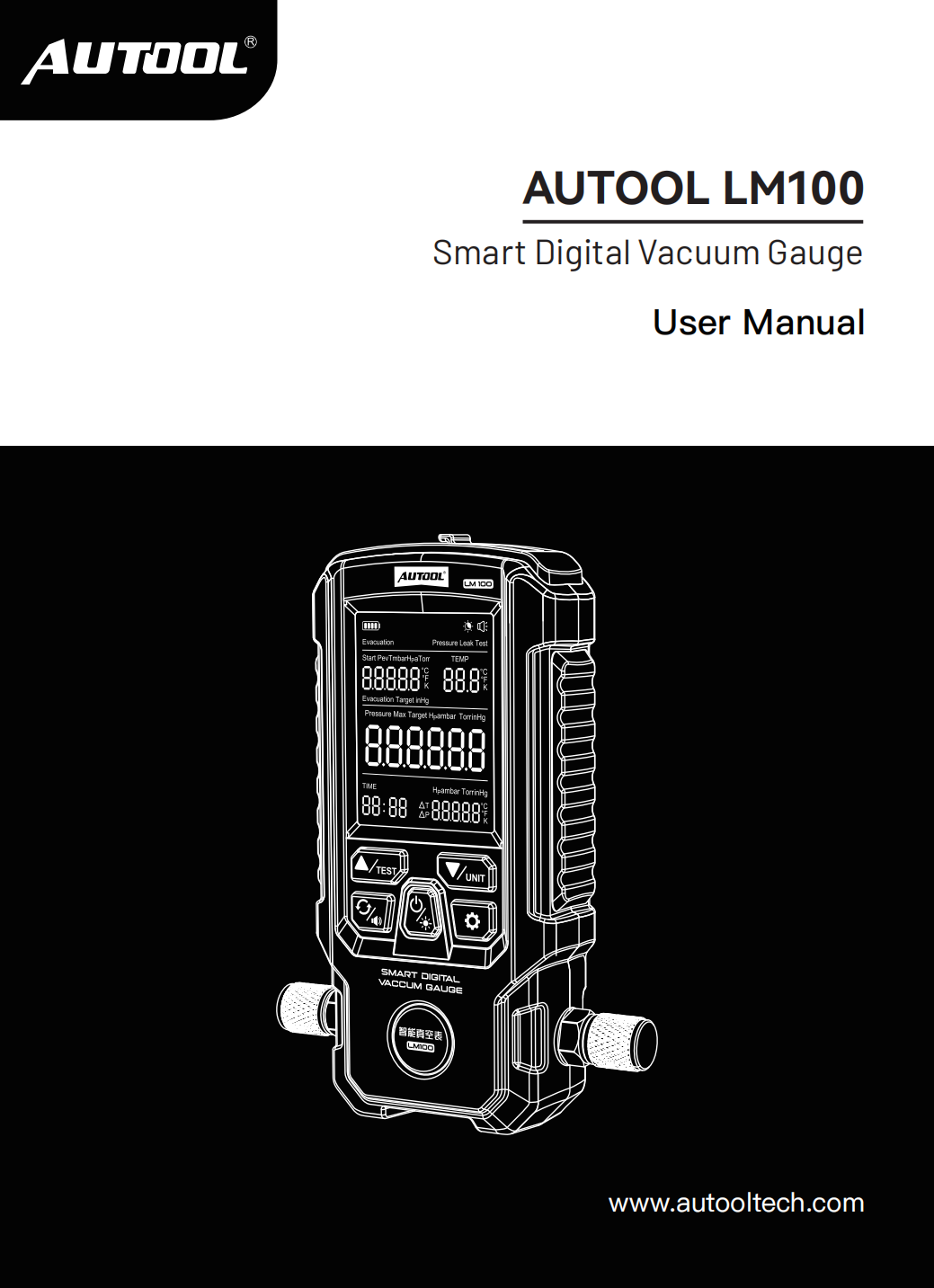 AUTOOL LM100 user manual preview