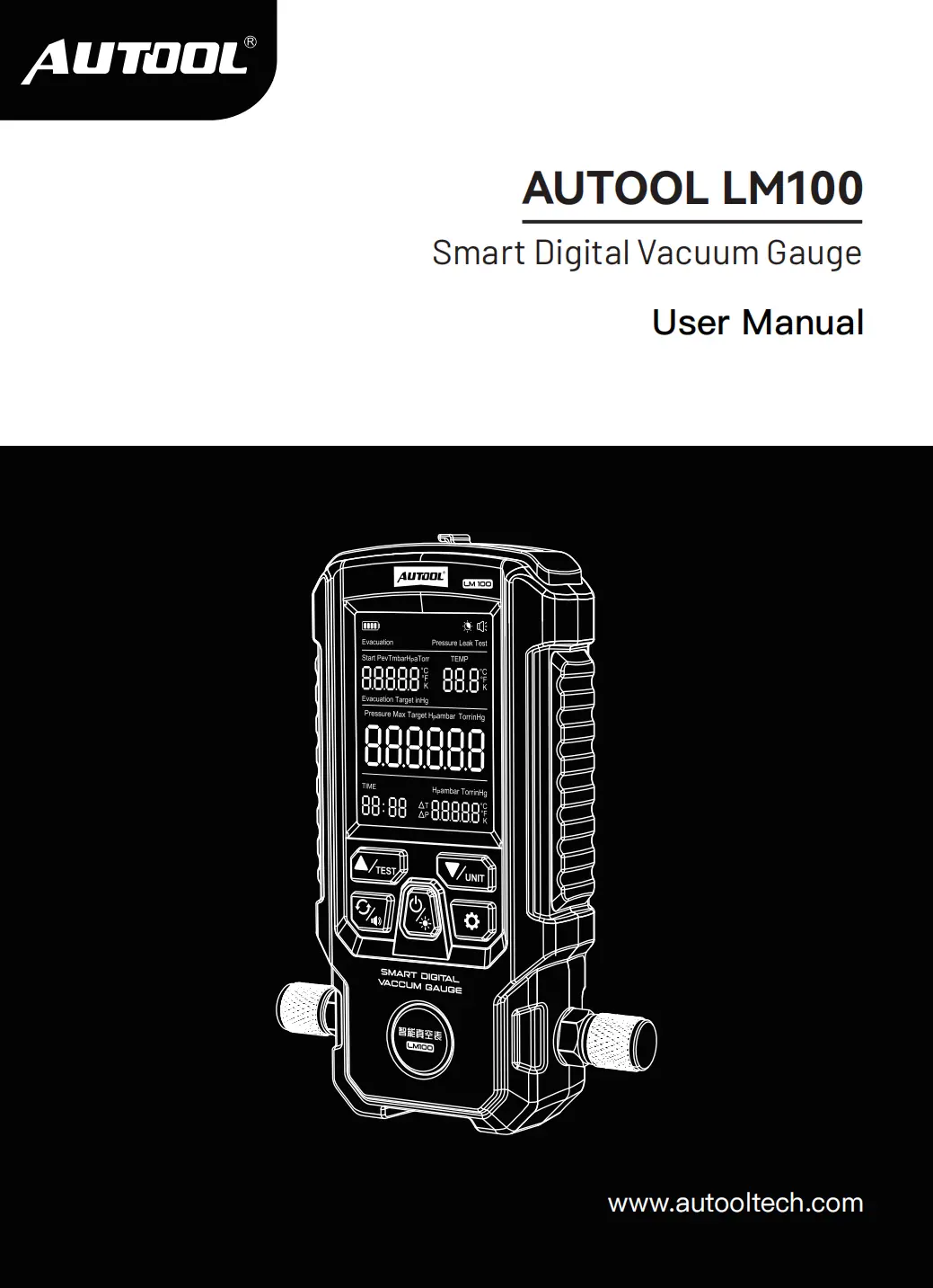 AUTOOL LM100 user manual preview