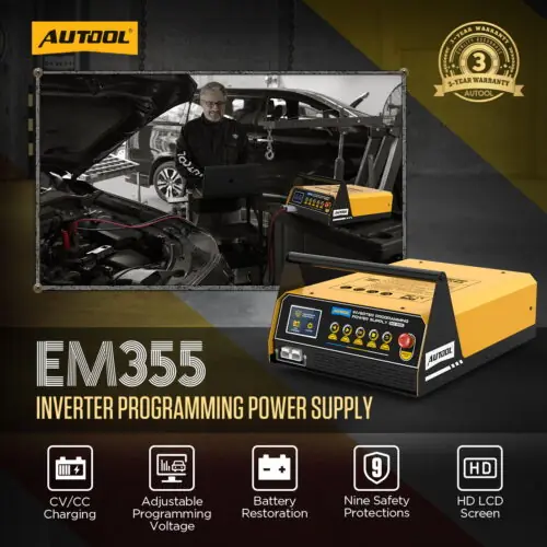 AUTOOL EM355 Power Inverter ECU Programming
