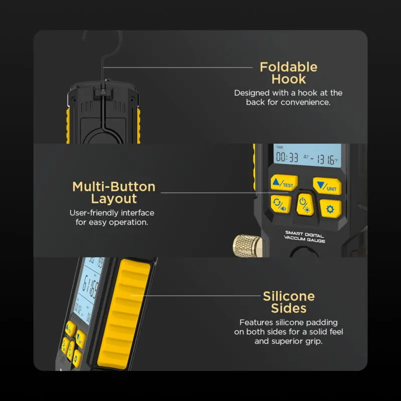 AUTOOL LM100 smart digital vacuum gauge accessories