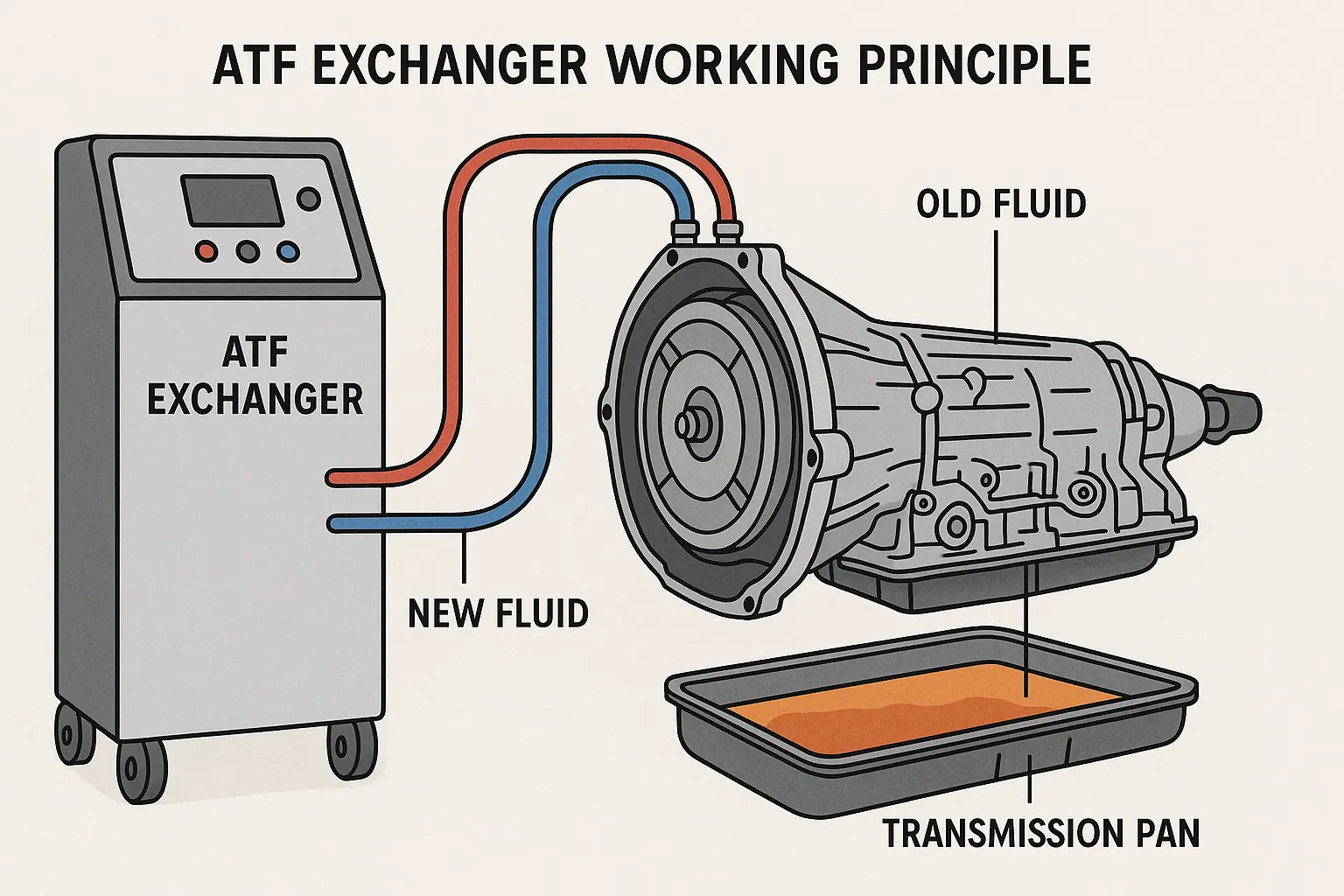 Transmission fluid flush service