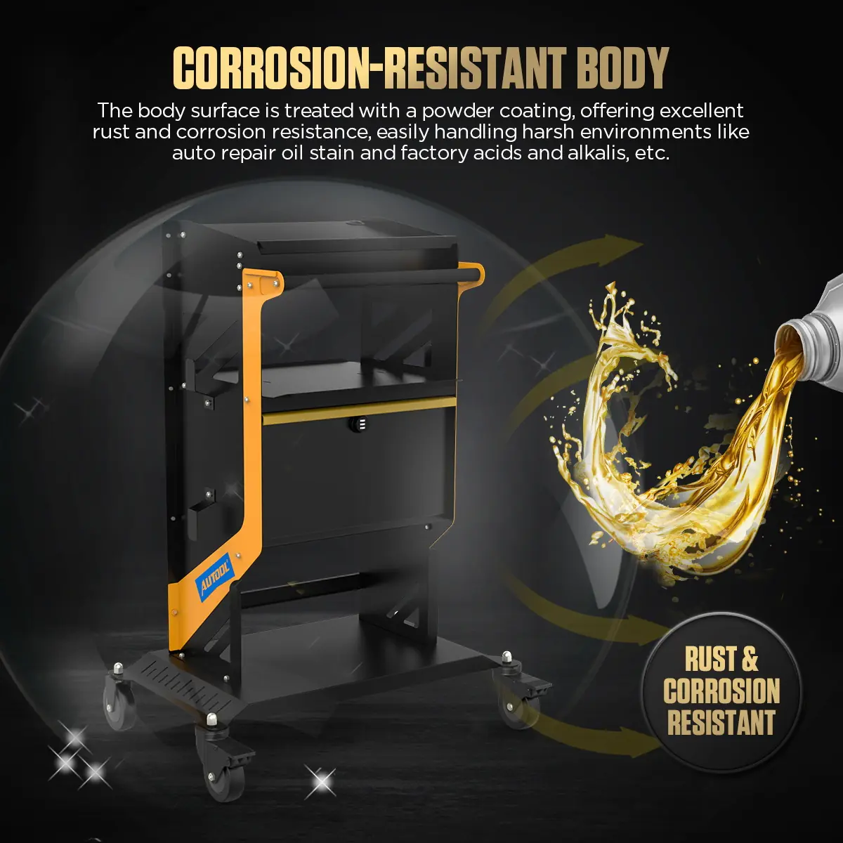 AUTOOL T25 corrosion resistant powder coated body