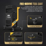 AUTOOL T25  Mechanic Tool Cart with Wheels Utility Cart