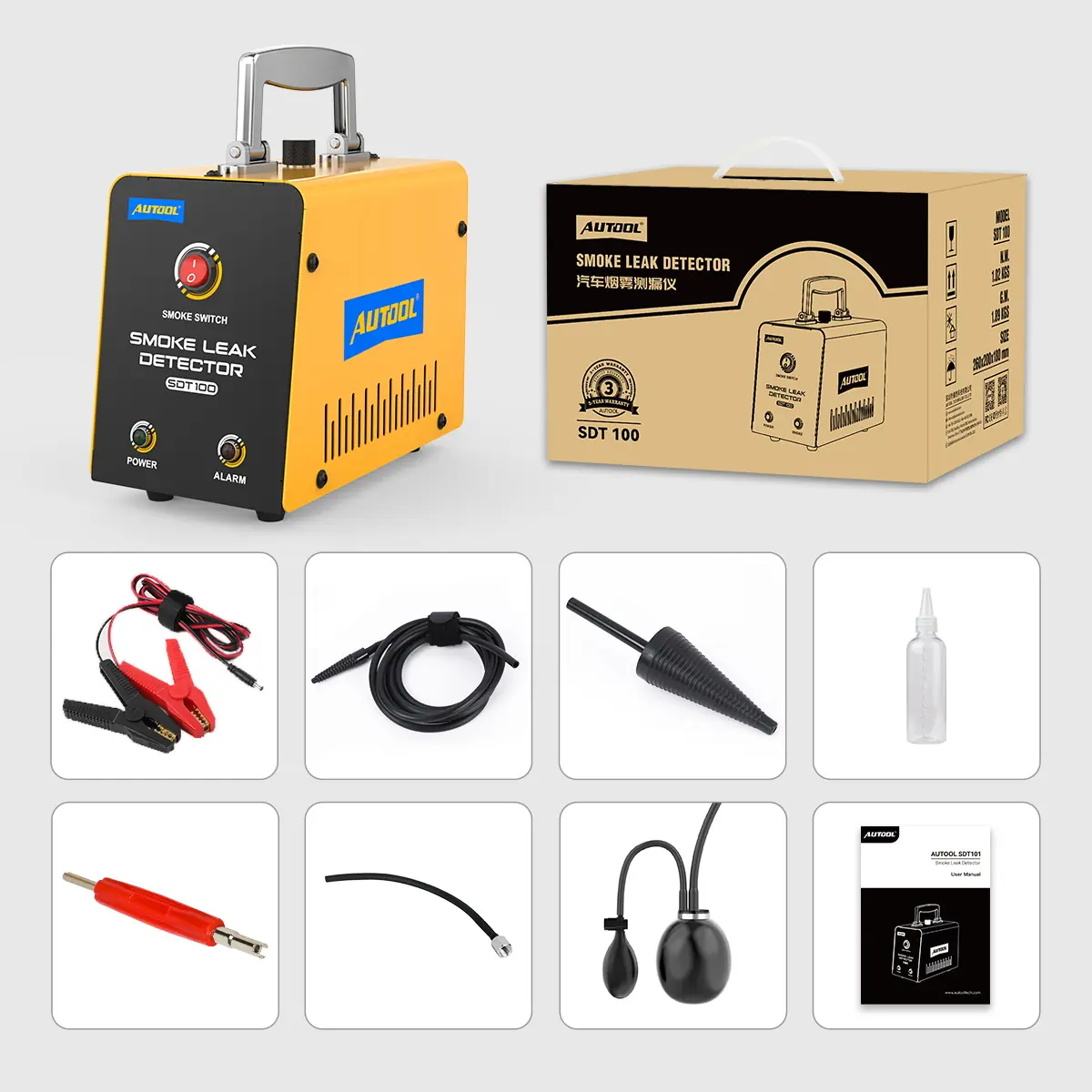 AUTOOL SDT100 package contents