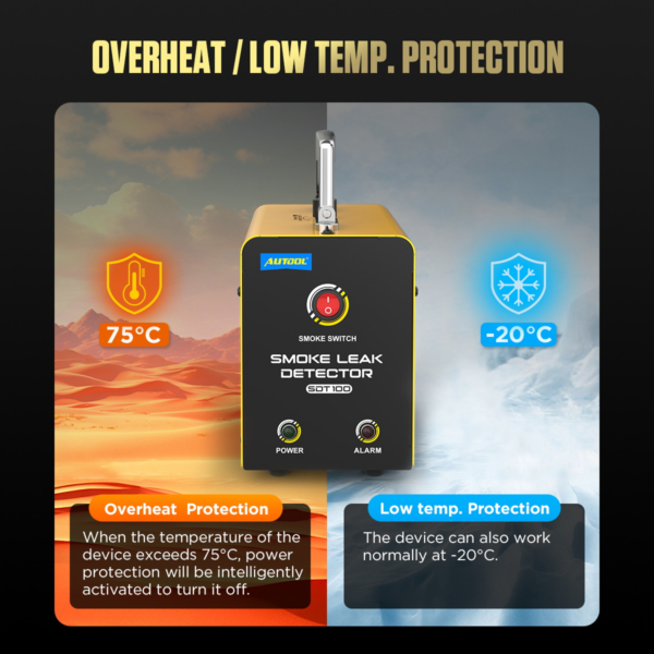 AUTOOL SDT100 Smoke Tester for Vacuum Leaks