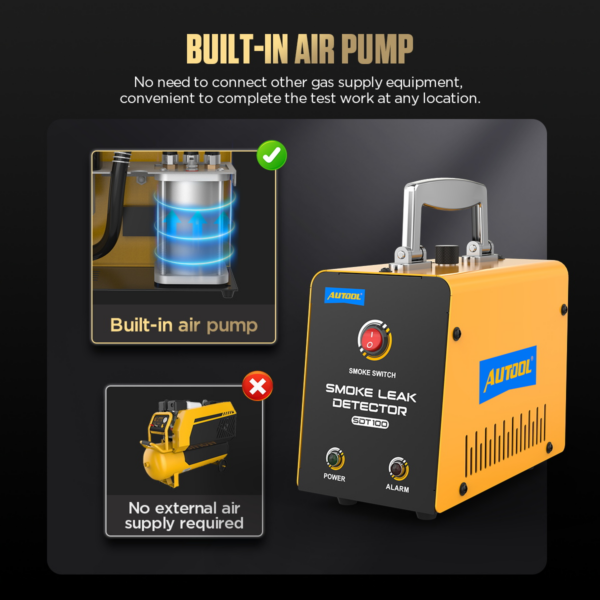 AUTOOL SDT100 Smoke Tester for Vacuum Leaks