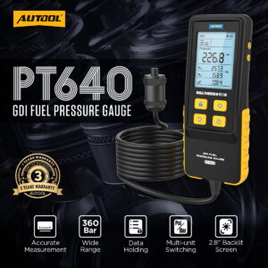 AUTOOL PT640 GDI Fuel Pressure Gauge GDI Fuel Pressure Gauge