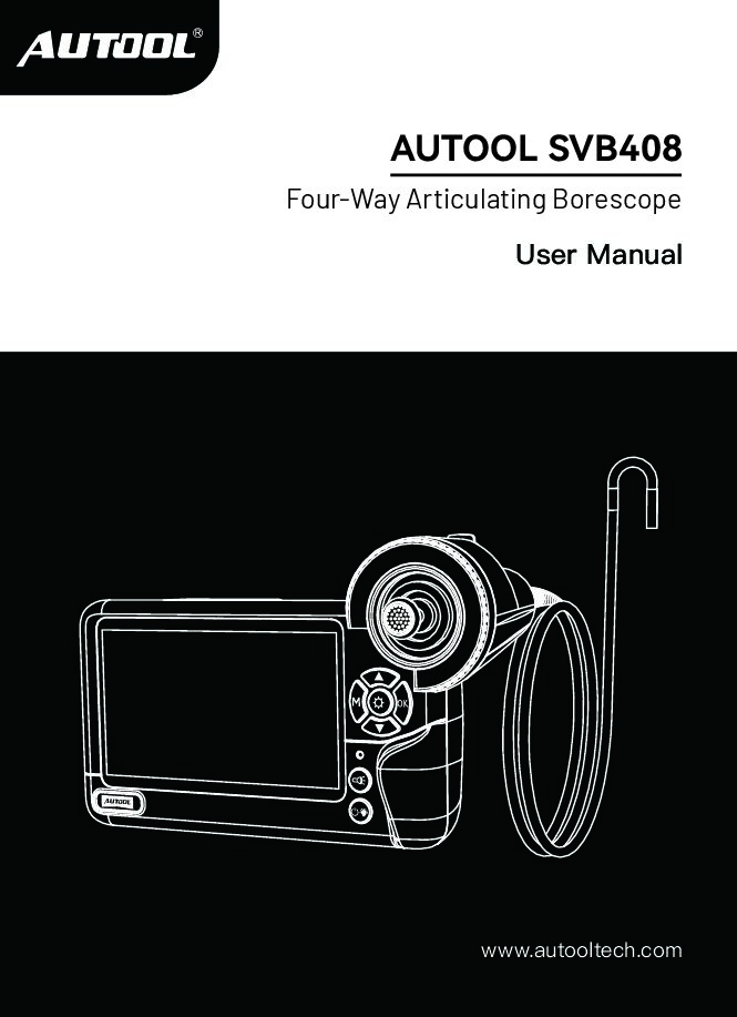 AUTOOL SVB408 user manual PDF cover