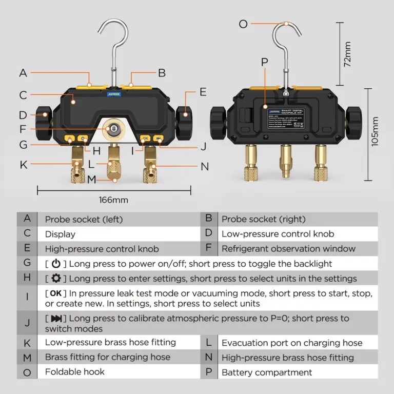 AUTOOL LM70 Smart Digital Manifold
