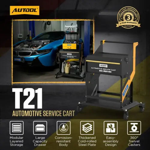 AUTOOL T25 Mechanic Tool Cart with Wheels Utility Cart
