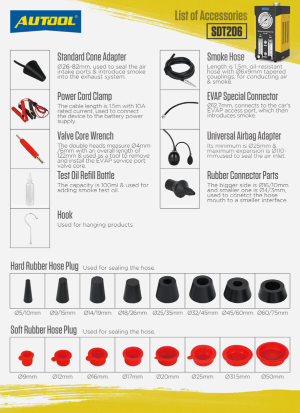AUTOOL DIY Smoke Machine for Vacuum Leaks