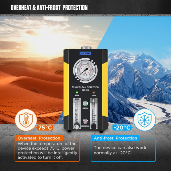 AUTOOL SDT206 Smoke Machine For Vacuum Leaks
