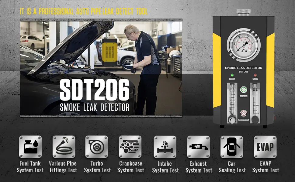 AUTOOL SDT206 smoke tester for vacuum leaks