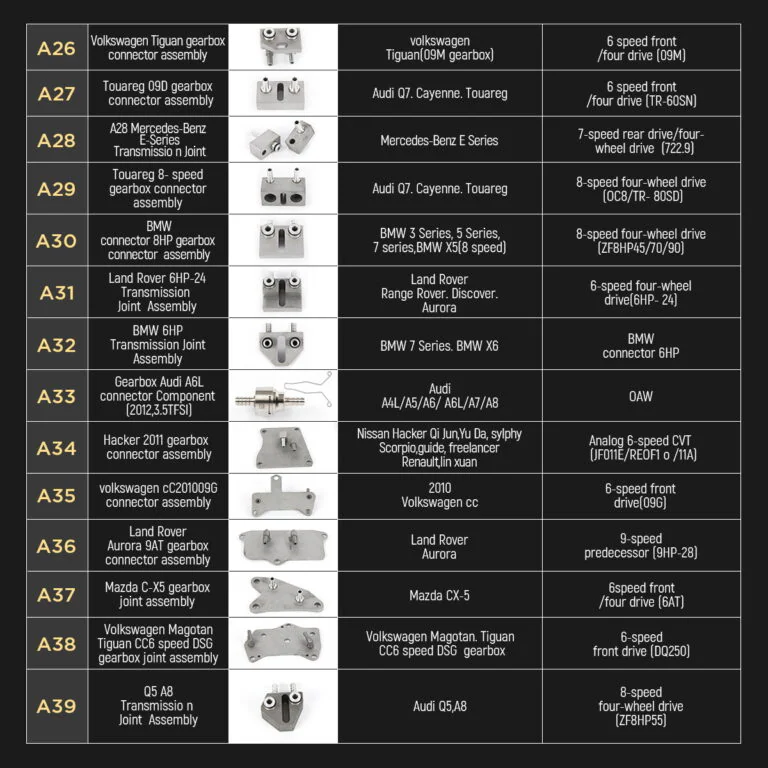 AUTOOL ATF Adapter Kits for Transmission Fluid Exchangers