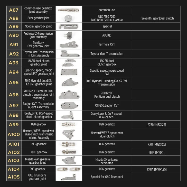 AUTOOL ATF Adapter Kits for Transmission Fluid Exchangers
